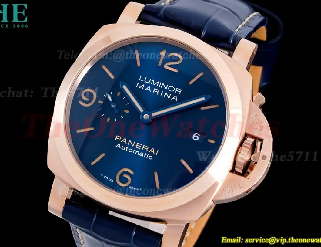 Luminor Marina PAM1114 44mm RG LE Blue VSF P9010