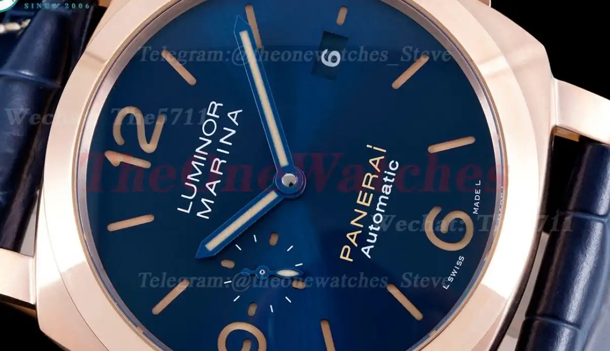 Luminor Marina PAM1114 44mm RG LE Blue VSF P9010