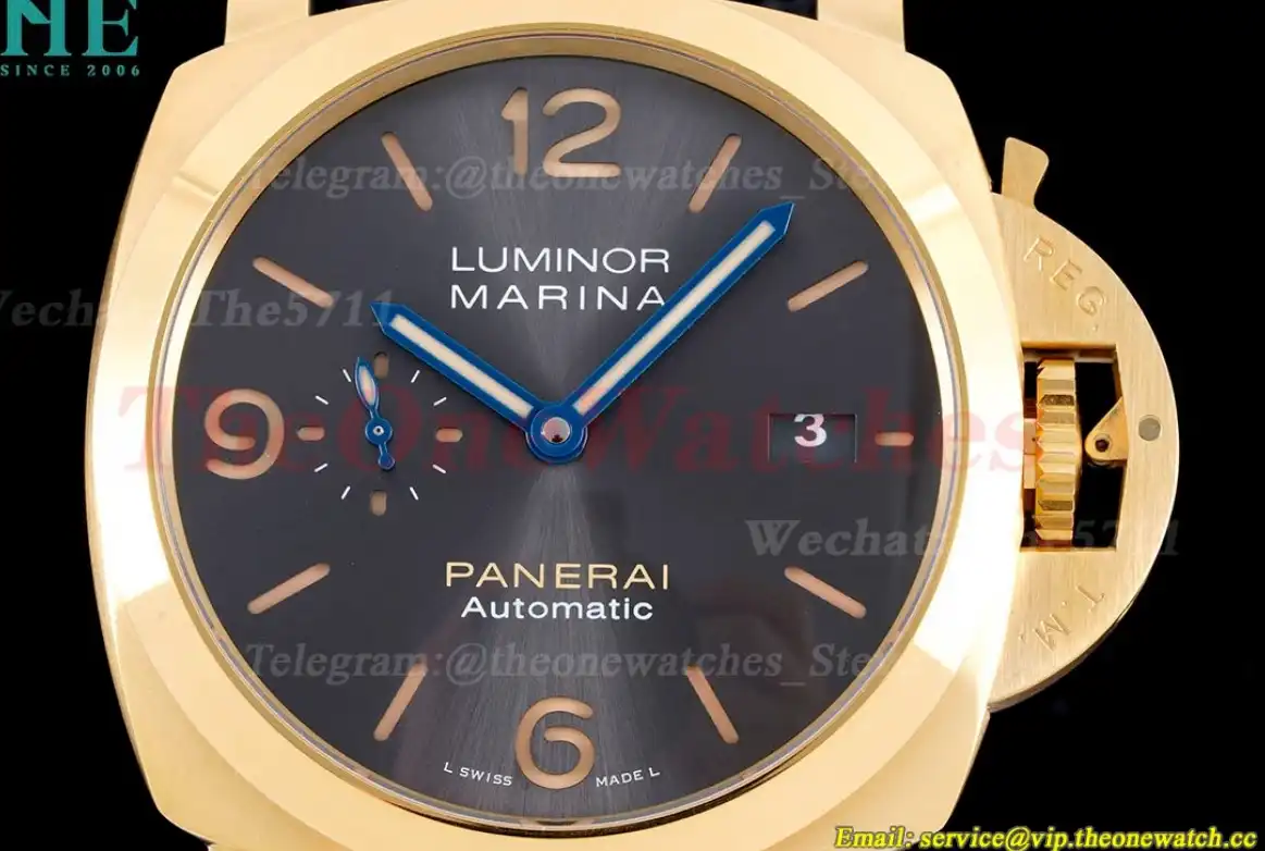 Luminor Marina PAM1115 44mm YG LE Grey VSF P9010