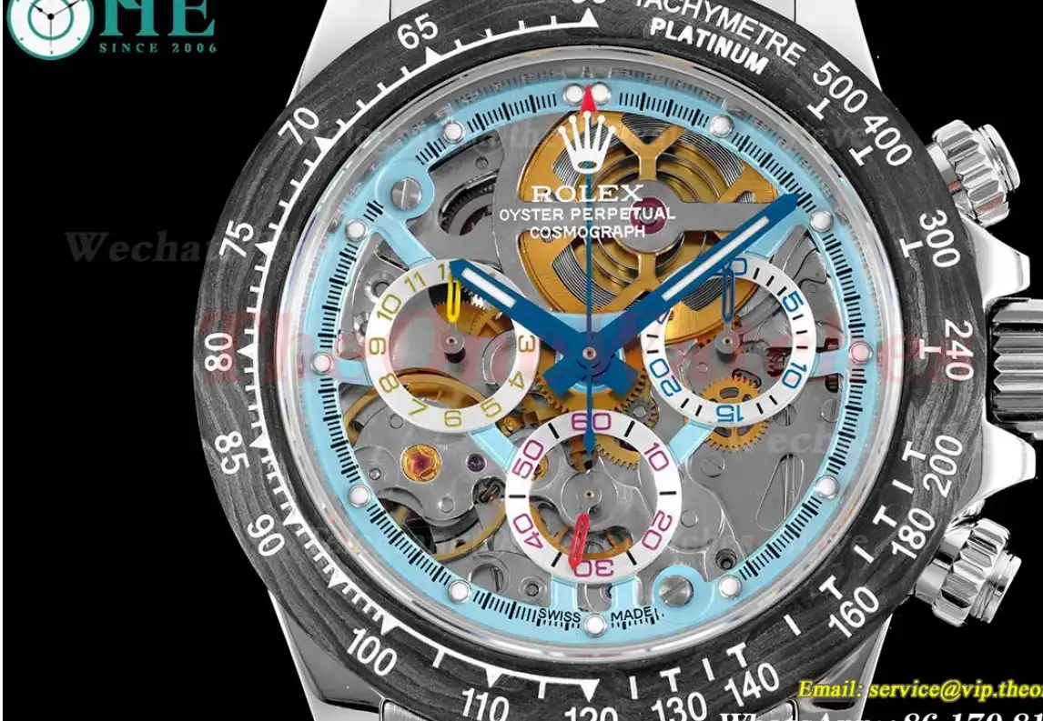 Daytona Montoya 40MM SS SS Skeleton Dial Sonic SA4130