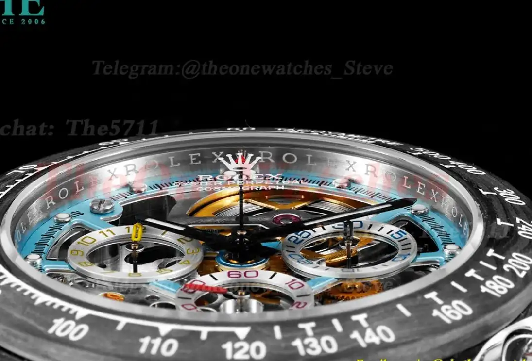 Daytona Montoya 40MM SS SS Skeleton Dial Sonic SA4130