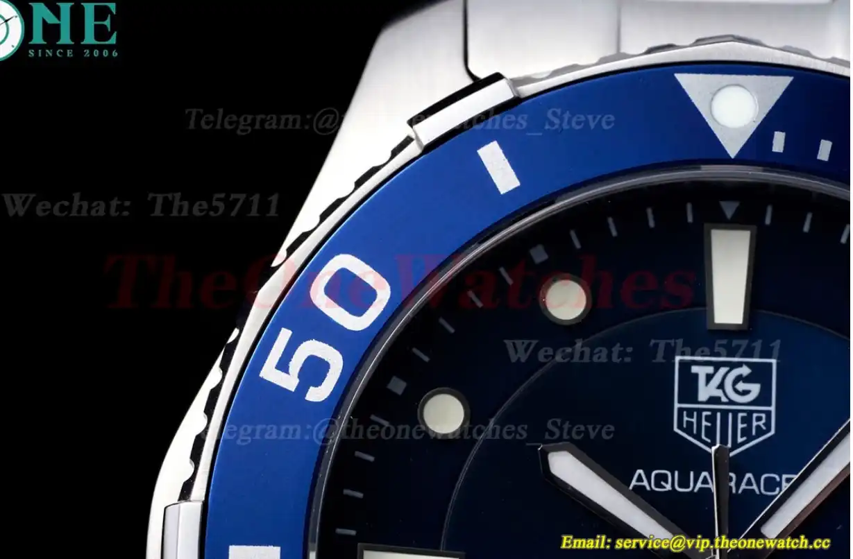 Aquaracer Caliber 5 41mm SS SS Blue TARF SW200