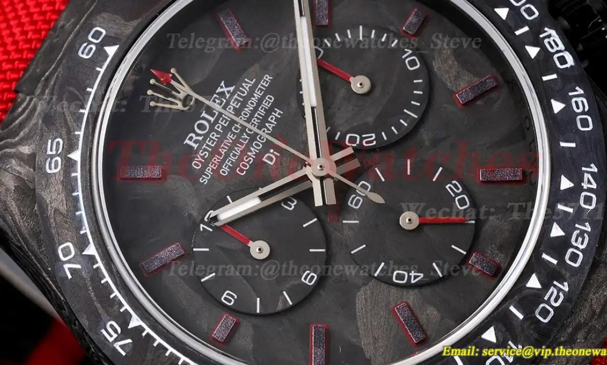 Daytona Diw 40mm FC NY Black Dial Red Strap N6F DD4130