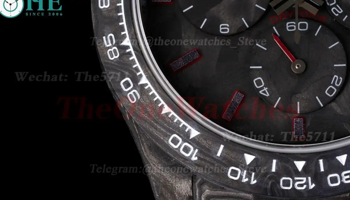 Daytona Diw 40mm FC NY Black Dial Red Strap N6F DD4130