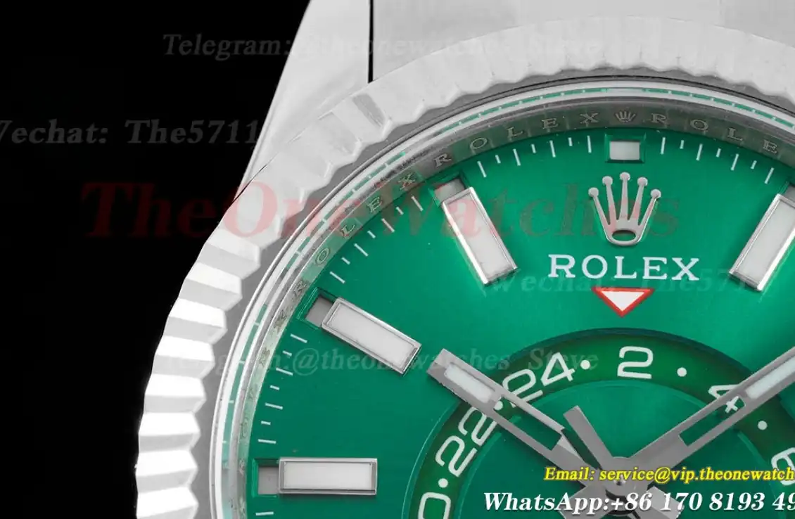 SkyDweller 42mm SS RU Green Dial JWF A9001