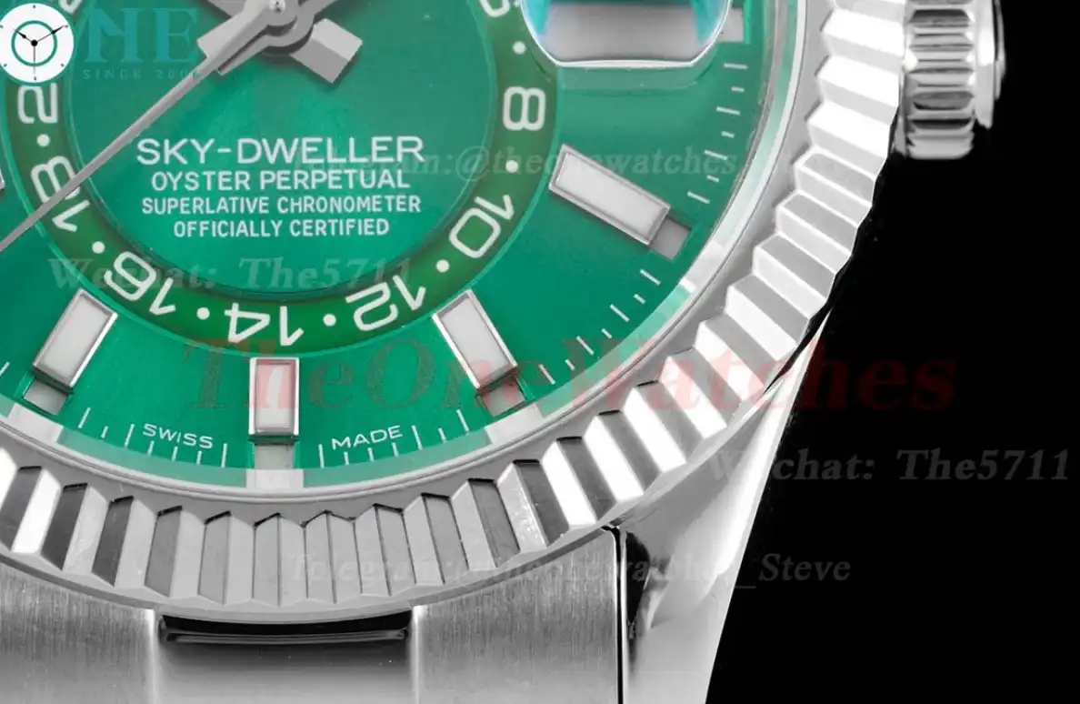 SkyDweller 42mm SS RU Green Dial JWF A9001