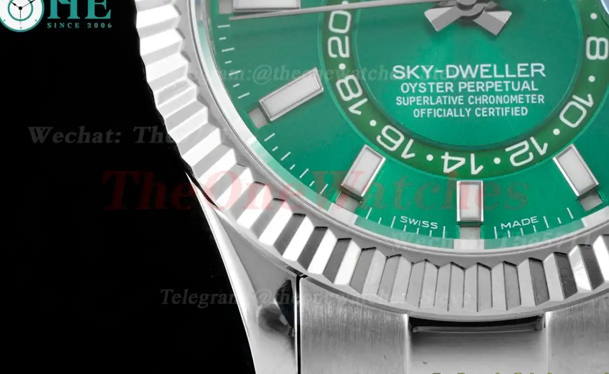 SkyDweller 42mm SS RU Green Dial JWF A9001