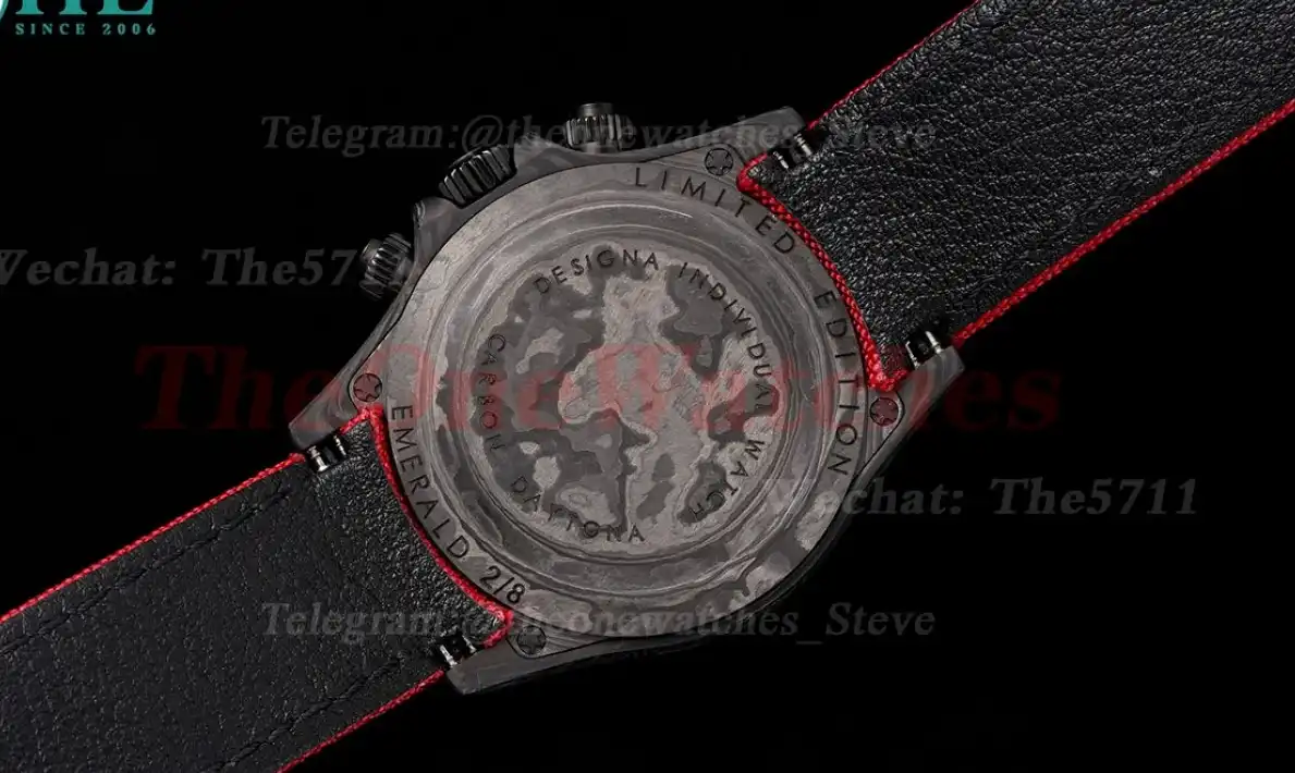 Daytona Diw 40mm FC NY Black Dial Red Strap N6F DD4130