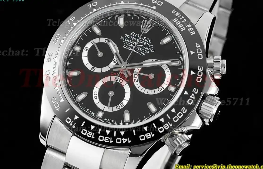 Daytona 116500 CER SS Black 904L ALF Asia 7750