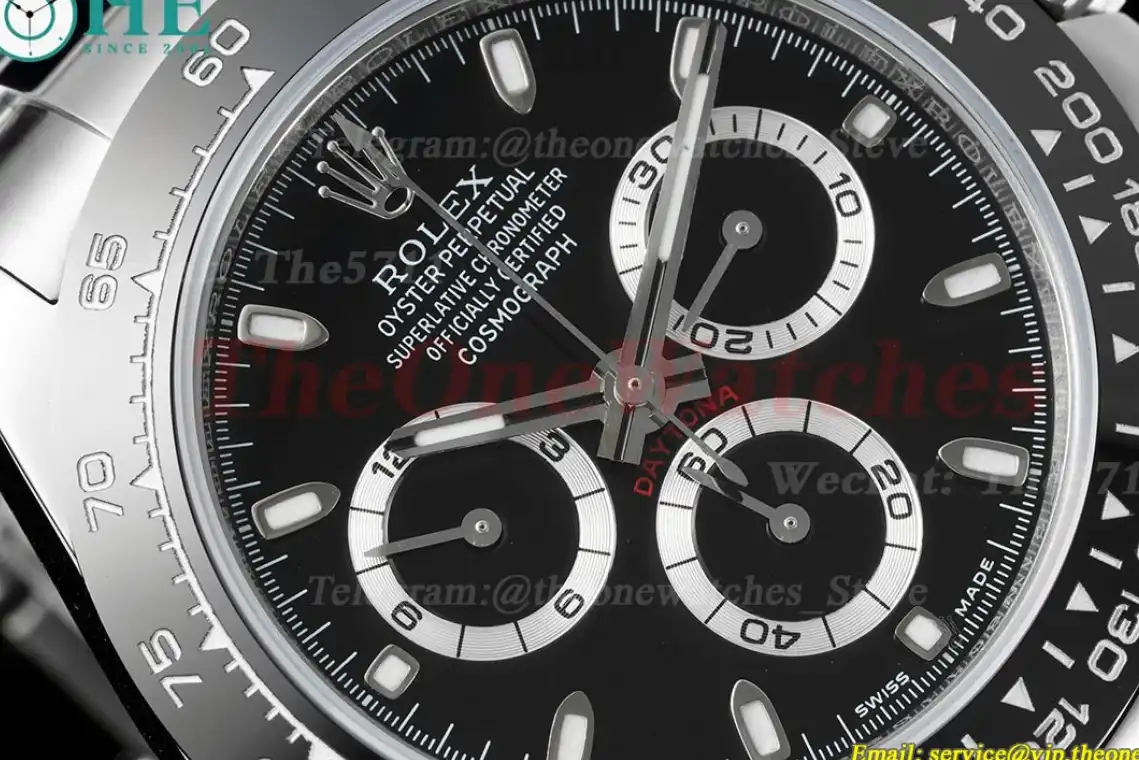 Daytona 116500 CER SS Black 904L ALF Asia 7750