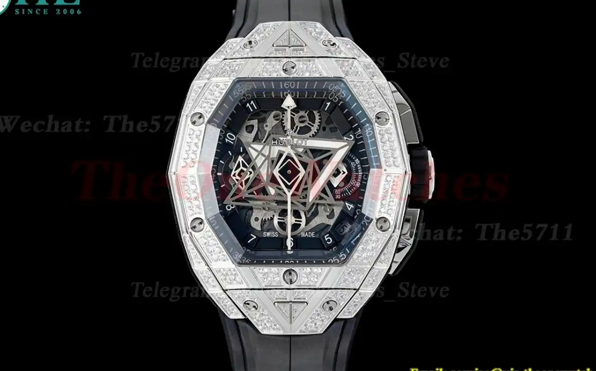 Spirit Of Big Bang 42mm Dia SS RU Skeleton Dial BLSF HUB4700