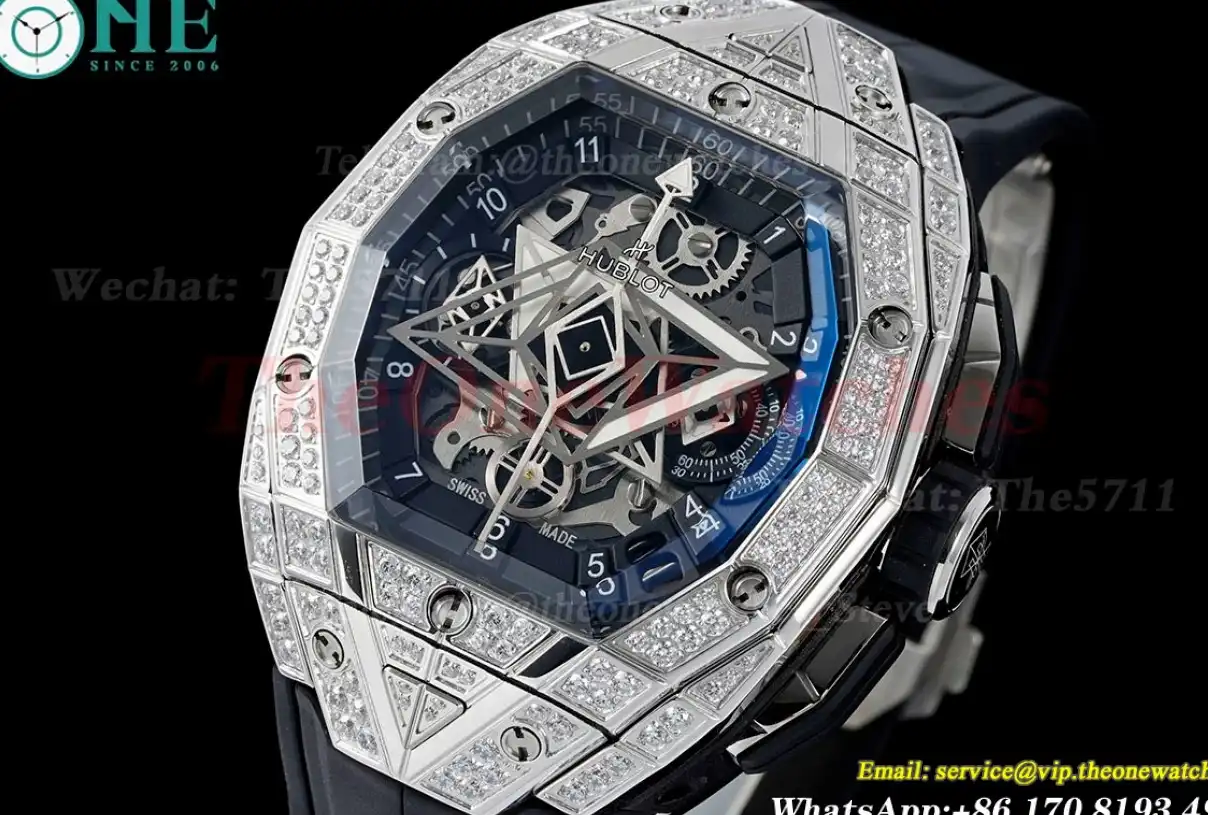 Spirit Of Big Bang 42mm Dia SS RU Skeleton Dial BLSF HUB4700