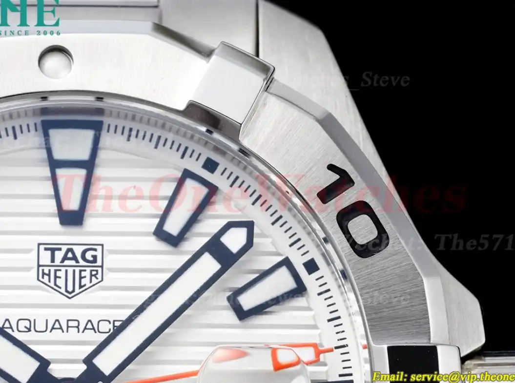 Aquaracer Caliber 5 43mm SS SS White TARF SW200