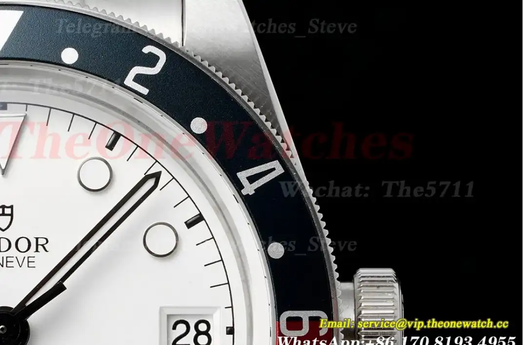 Black Bay GMT 41mm SS SS White Dial ZF A2836