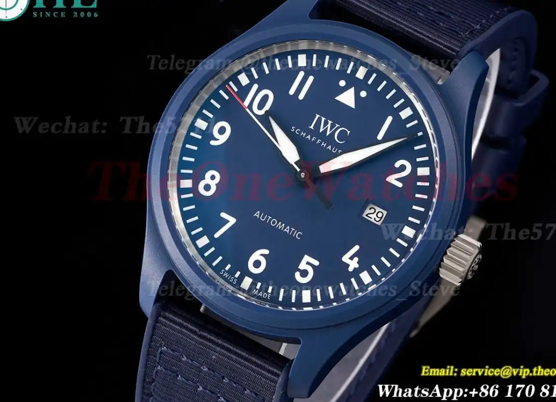 Pilot Laureus Limited Edition 41mm CER NY Blue Dial ZF A32111