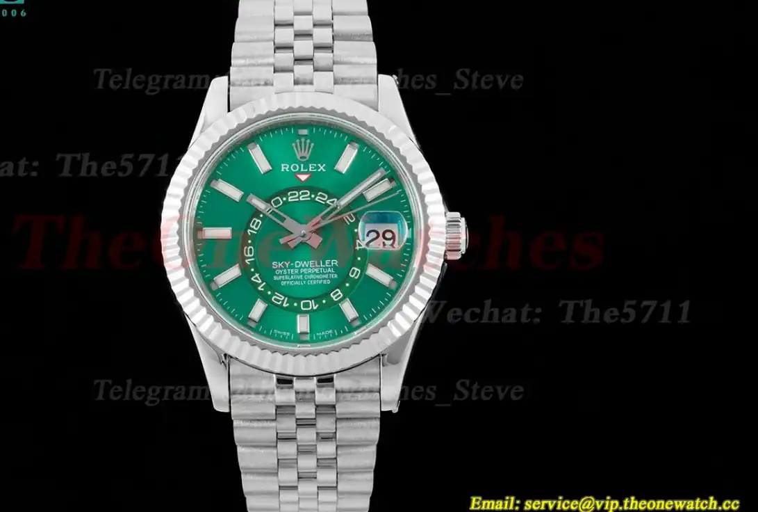 SkyDweller 42mm SS SS Green Dial JWF A9001