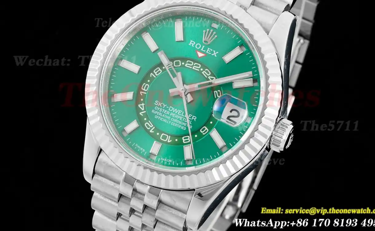 SkyDweller 42mm SS SS Green Dial JWF A9001