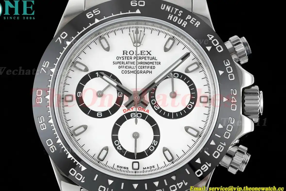 Daytona 116500 CER SS White 904L ALF Asia 7750