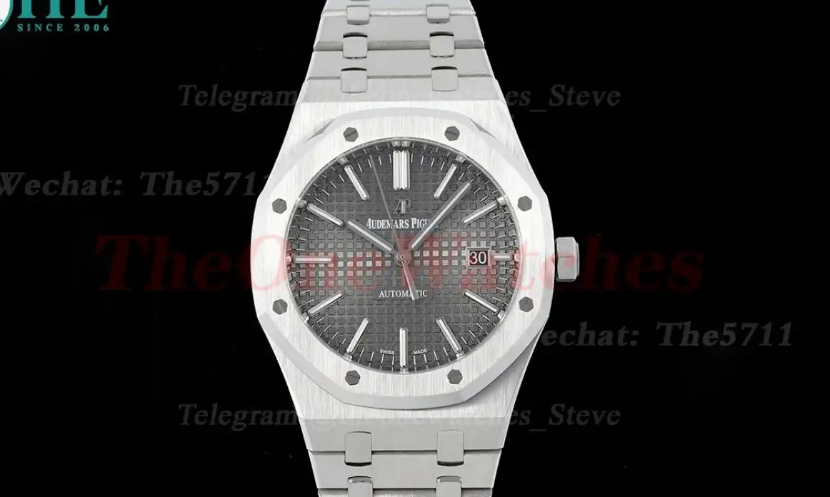 Royal Oak 41mm 15400 SS SS Grey Stk IPF SA3120 Super Clone