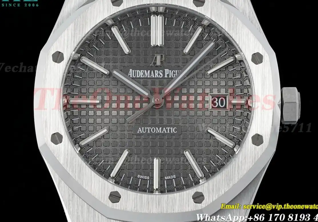 Royal Oak 41mm 15400 SS SS Grey Stk IPF SA3120 Super Clone