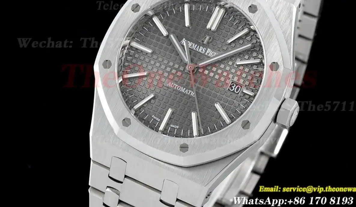 Royal Oak 41mm 15400 SS SS Grey Stk IPF SA3120 Super Clone