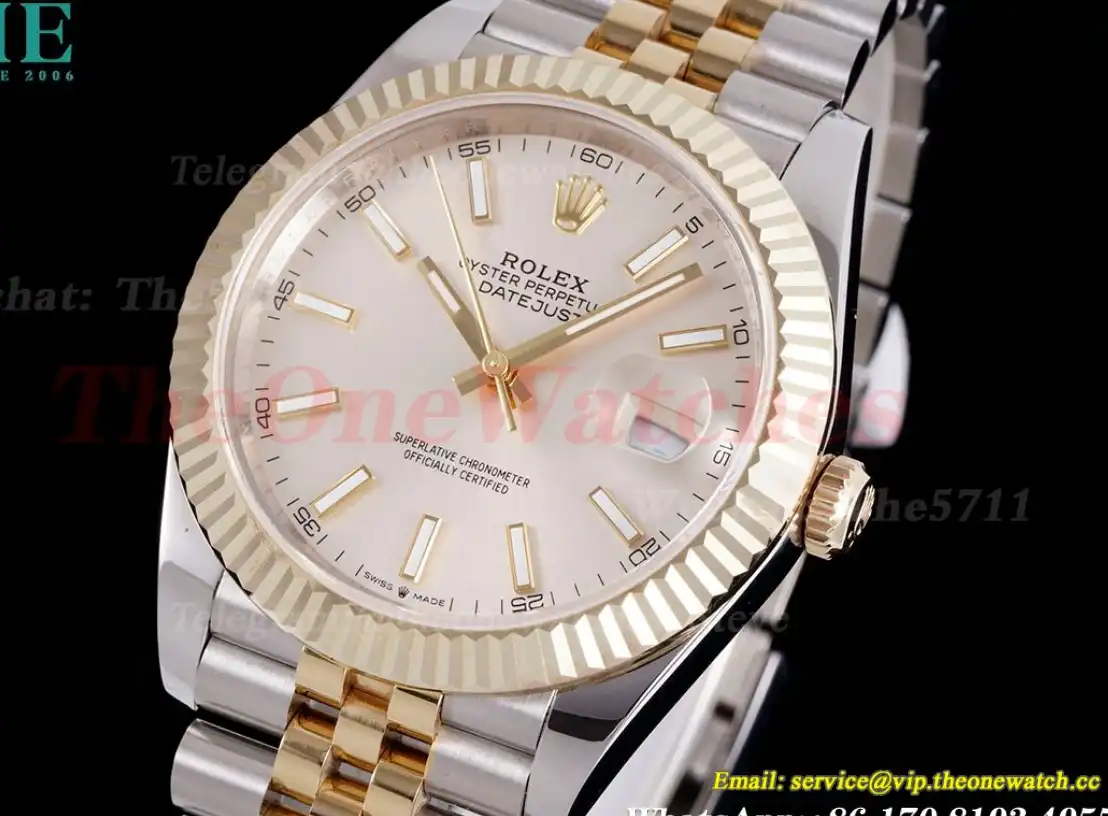 Datejust 126233 36MM Jub 904L Silver Stk SS YG Wrapped GMF VR3235