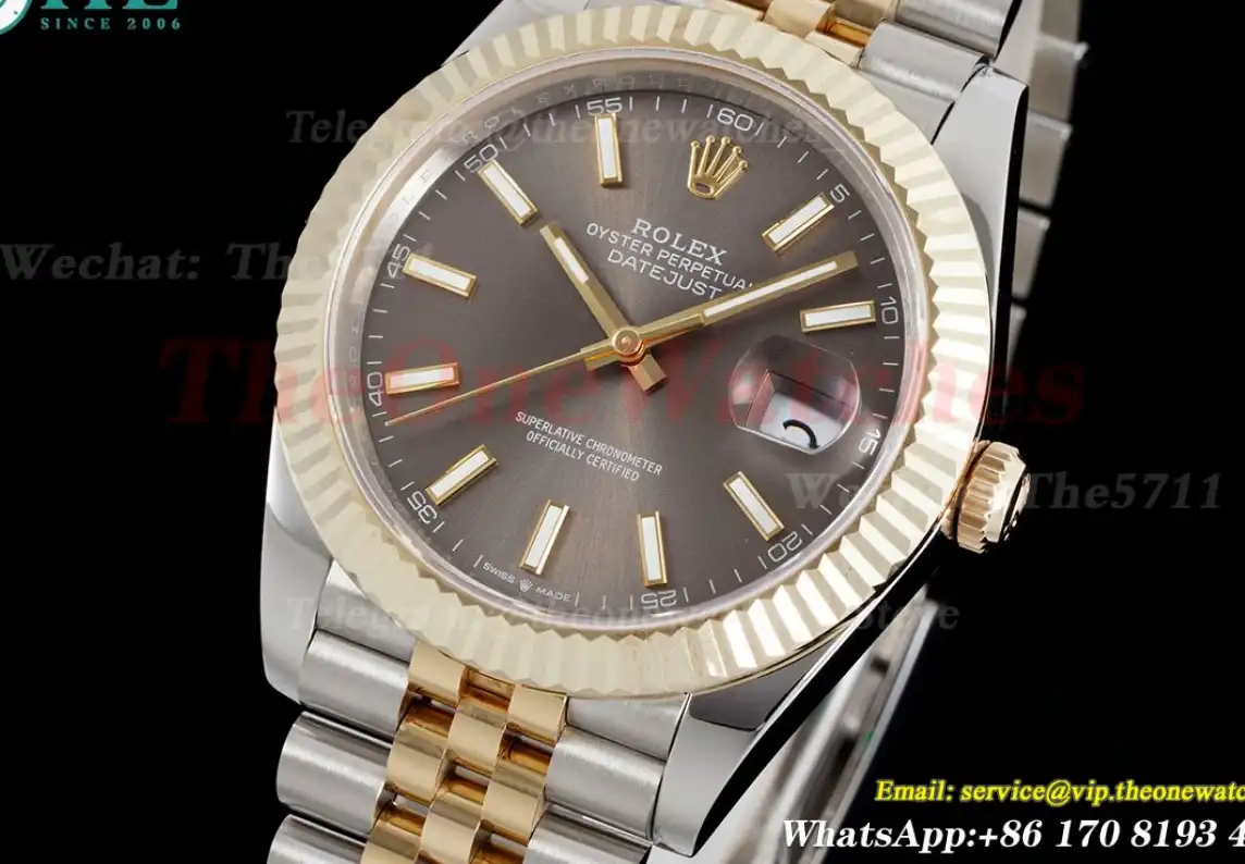 Datejust 126233 36MM Jub 904L Grey Stk SS YG Wrapped GMF VR3235