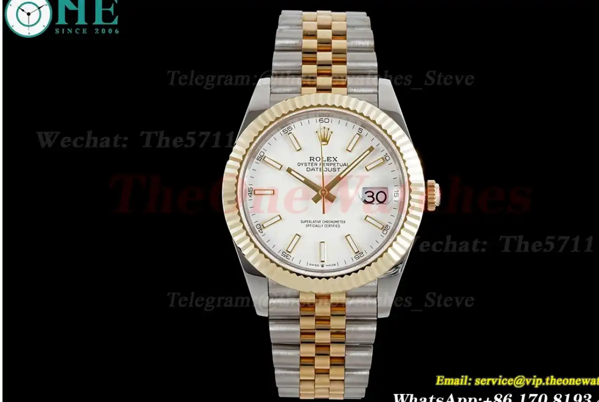 Datejust 126233 36MM Jub 904L White Stk SS YG Wrapped GMF VR3235