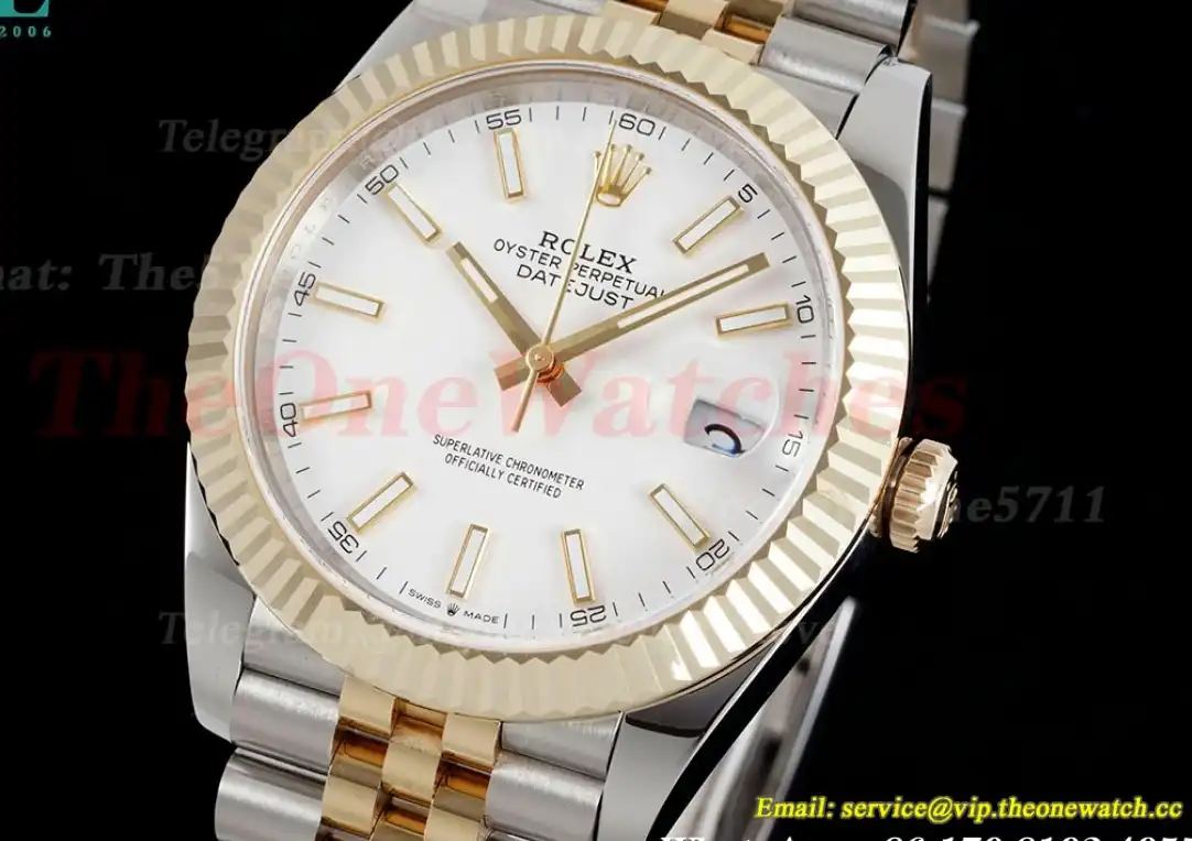 Datejust 126233 36MM Jub 904L White Stk SS YG Wrapped GMF VR3235