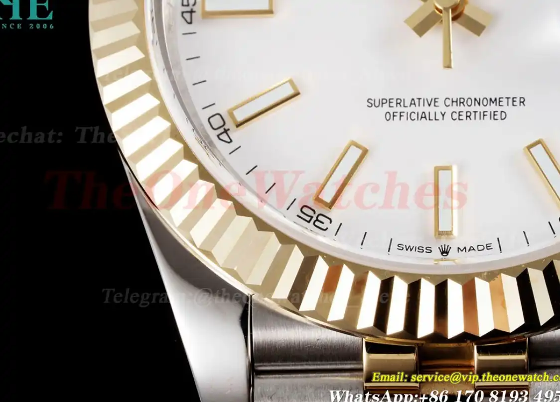 Datejust 126233 36MM Jub 904L White Stk SS YG Wrapped GMF VR3235