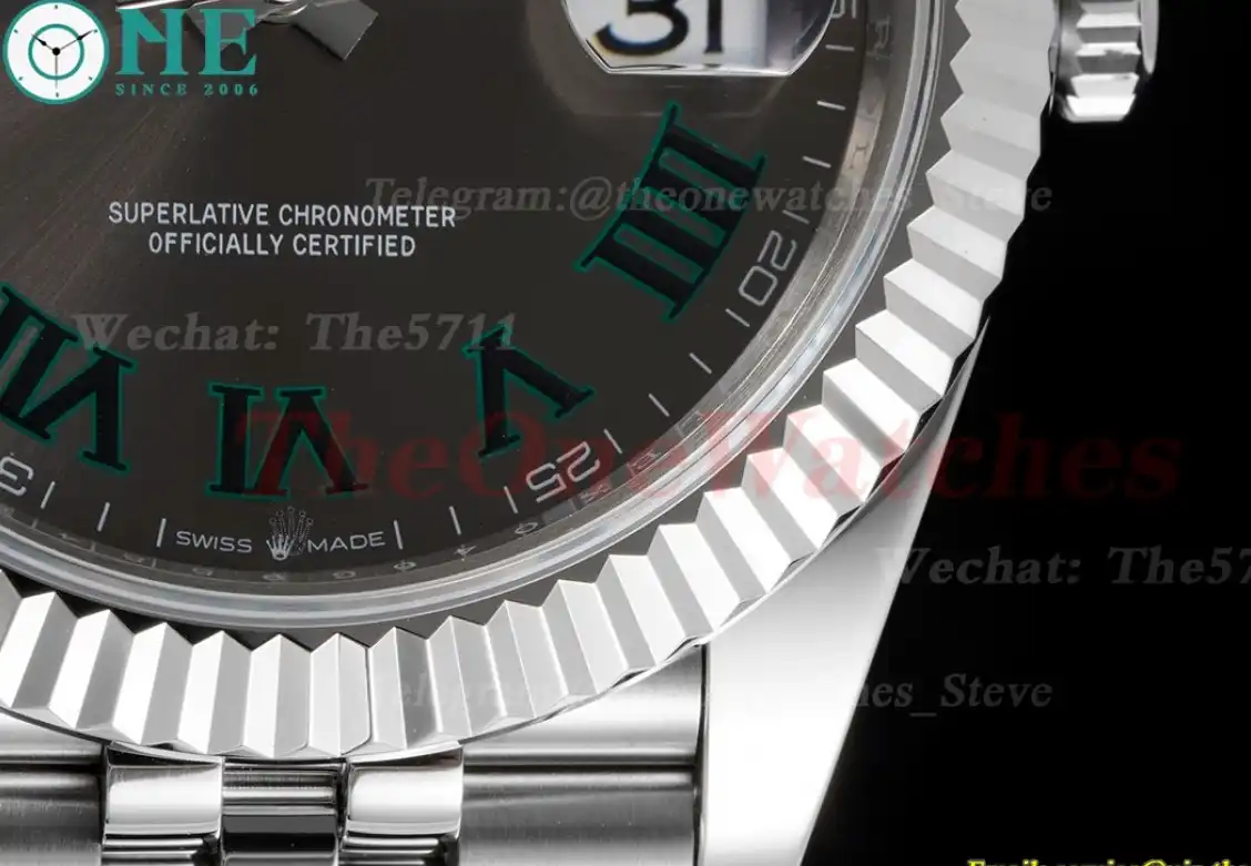 Datejust 126334 41MM Grey Rmn 904L Jubilee Bracelet ZF A2824