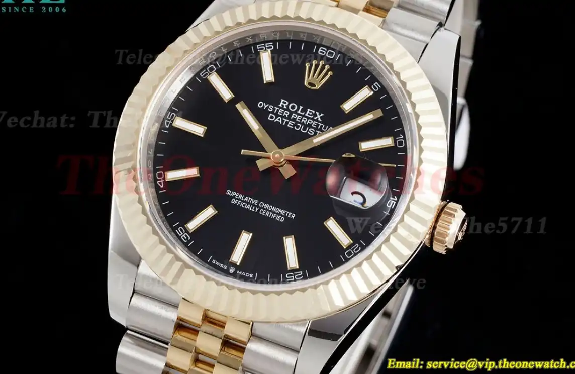 Datejust 126333 41MM Jub 904L Black Stk SS YG Wrapped GMF VR3235