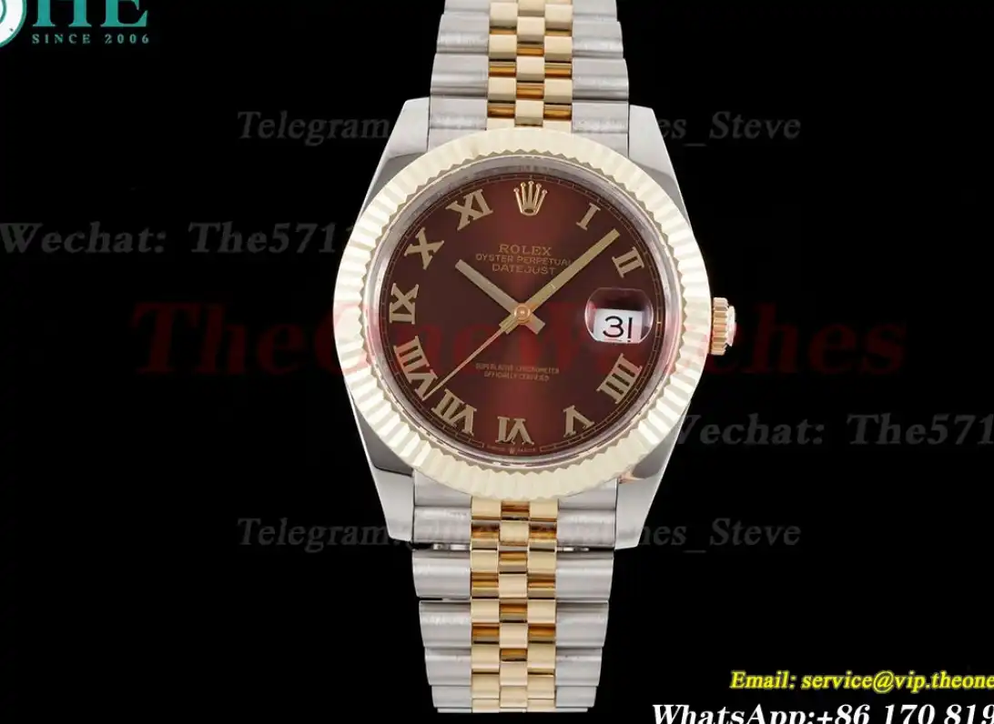 Datejust 126233 36MM Jub 904L Red Rmn SS YG Wrapped GMF A2824