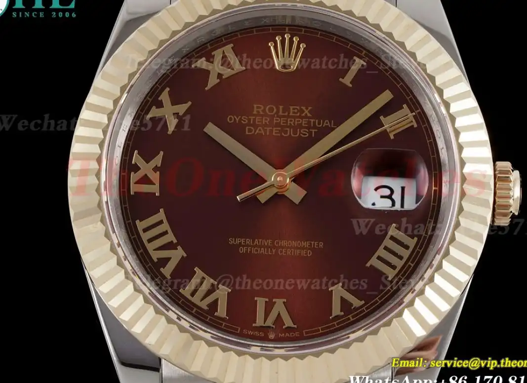 Datejust 126233 36MM Jub 904L Red Rmn SS YG Wrapped GMF A2824