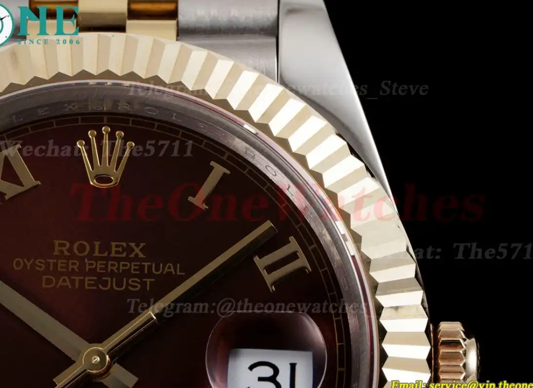 Datejust 126233 36MM Jub 904L Red Rmn SS YG Wrapped GMF A2824