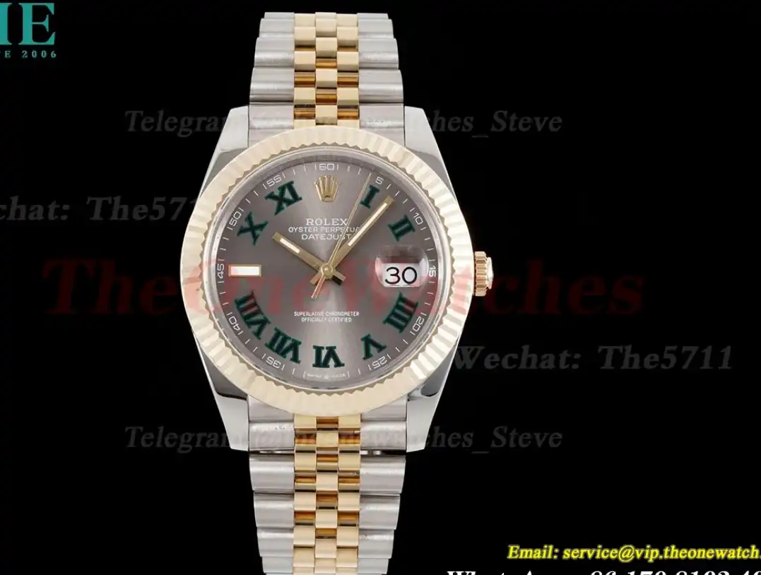 Datejust 126233 36MM Jub 904L Grey Rmn SS YG Wrapped GMF A2824