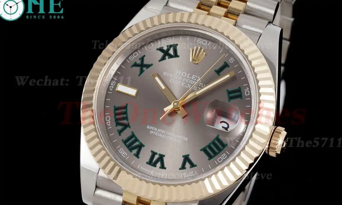 Datejust 126233 36MM Jub 904L Grey Rmn SS YG Wrapped GMF A2824