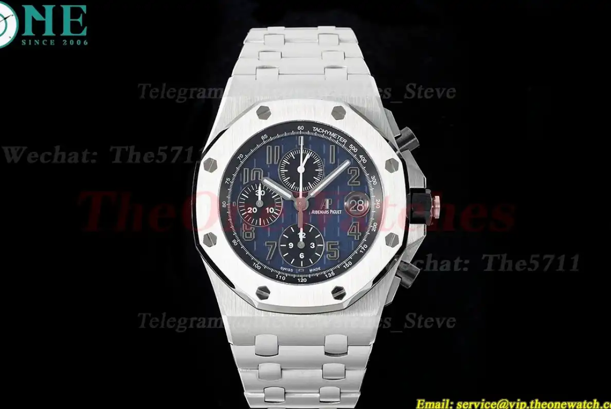 Royal Oak Offshore 42mm SS SS Blue Blk APF A3126