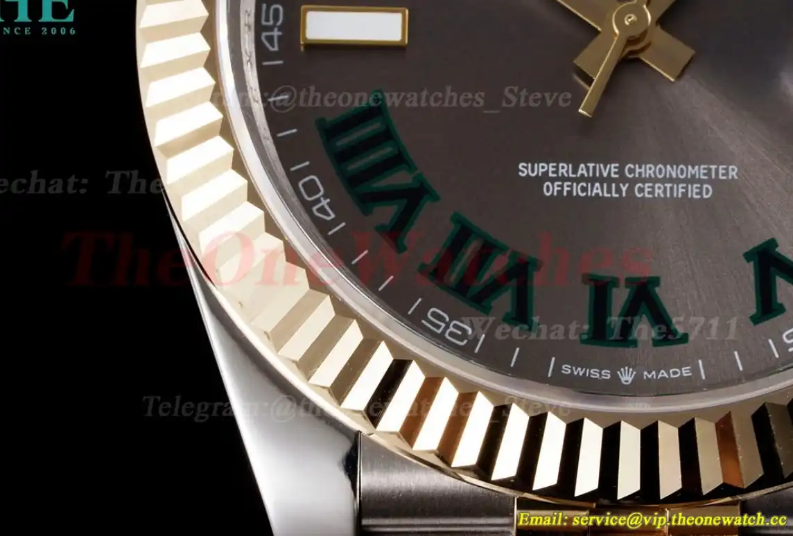 Datejust 126233 36MM Jub 904L Grey Rmn SS YG Wrapped GMF A2824