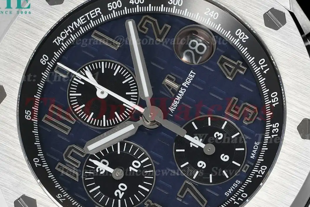 Royal Oak Offshore 42mm SS SS Blue Blk APF A3126