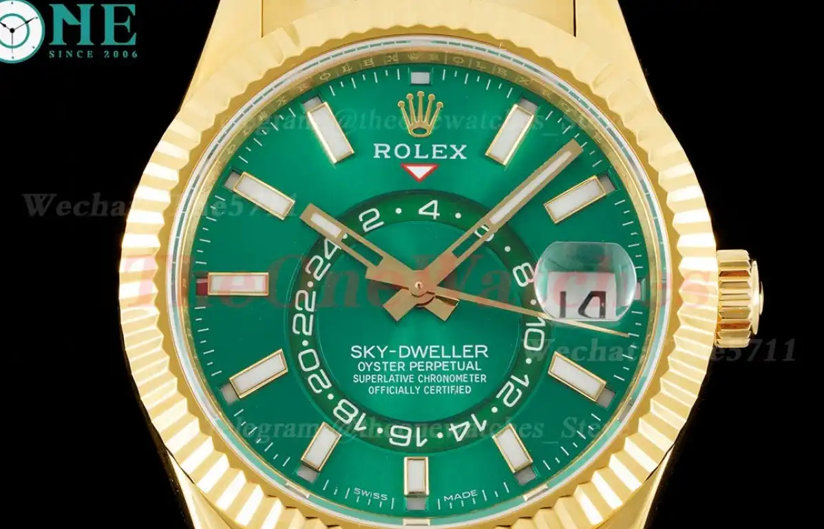 SkyDweller 42mm YG YG Green Dial JWF A9001