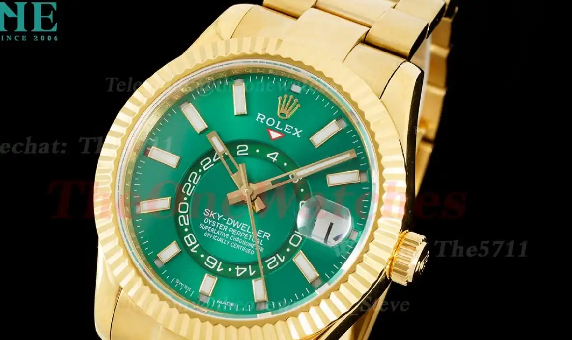 SkyDweller 42mm YG YG Green Dial JWF A9001