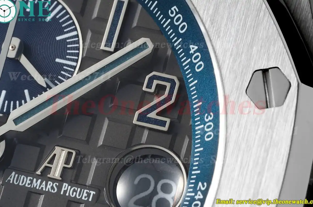 Royal Oak Offshore 42mm SS SS Grey Blue APF A3126