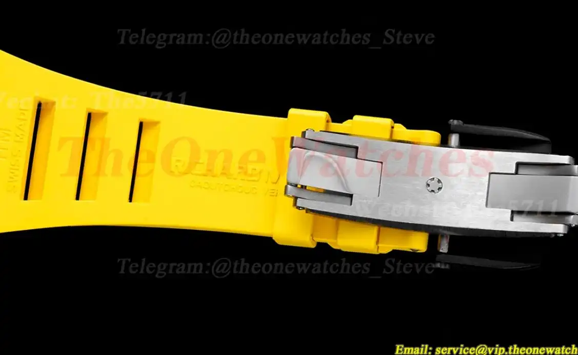 RM035-02 Carbon RU Skeleton Dial on Yellow Strap ZF NH05