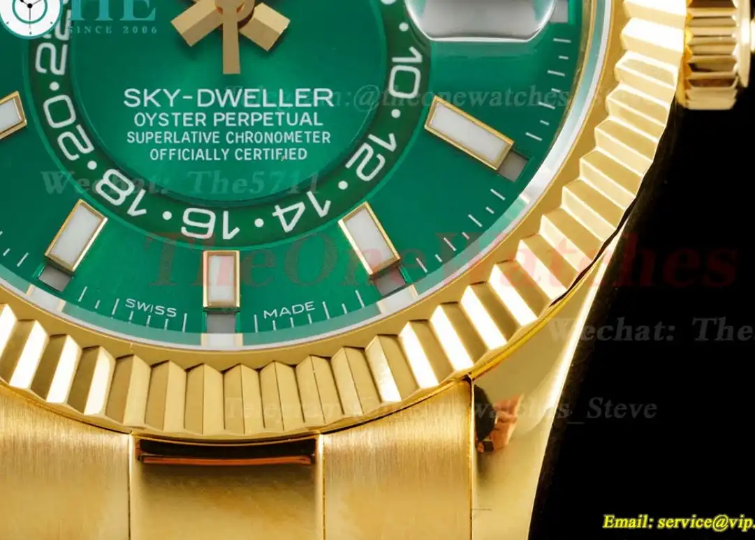 SkyDweller 42mm YG YG Green Dial JWF A9001