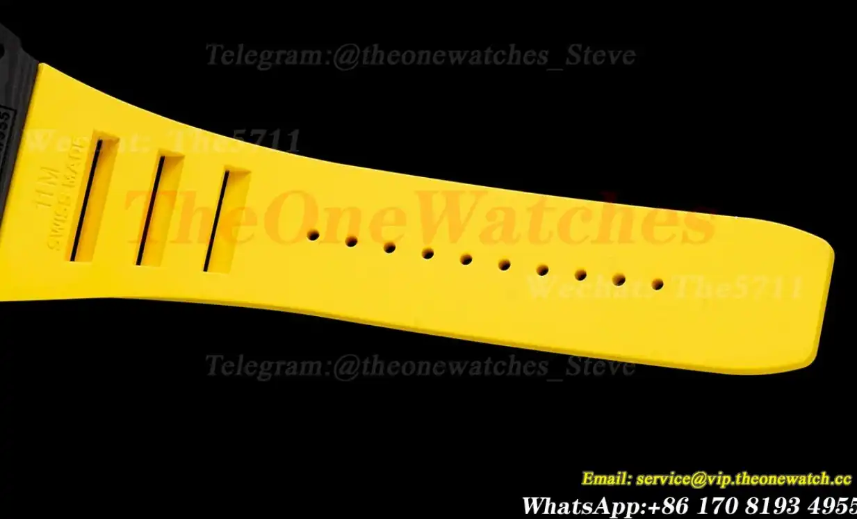 RM035-02 Carbon RU Skeleton Dial on Yellow Strap ZF NH05