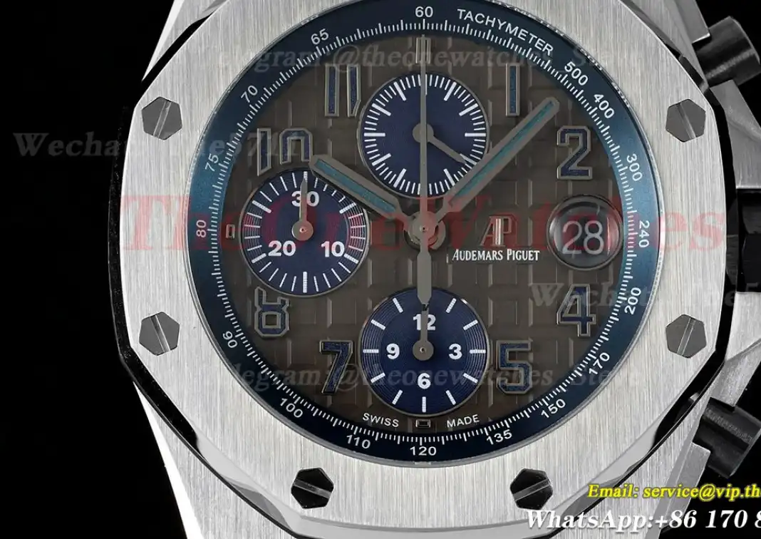 Royal Oak Offshore 42mm SS SS Grey Blue APF A3126