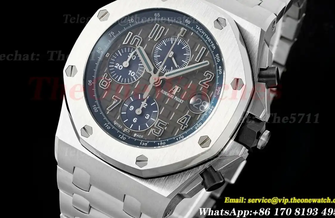 Royal Oak Offshore 42mm SS SS Grey Blue APF A3126