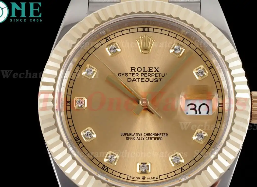 Datejust 126233 36MM Jub 904L Gold Dia SS YG Wrapped GMF A2824