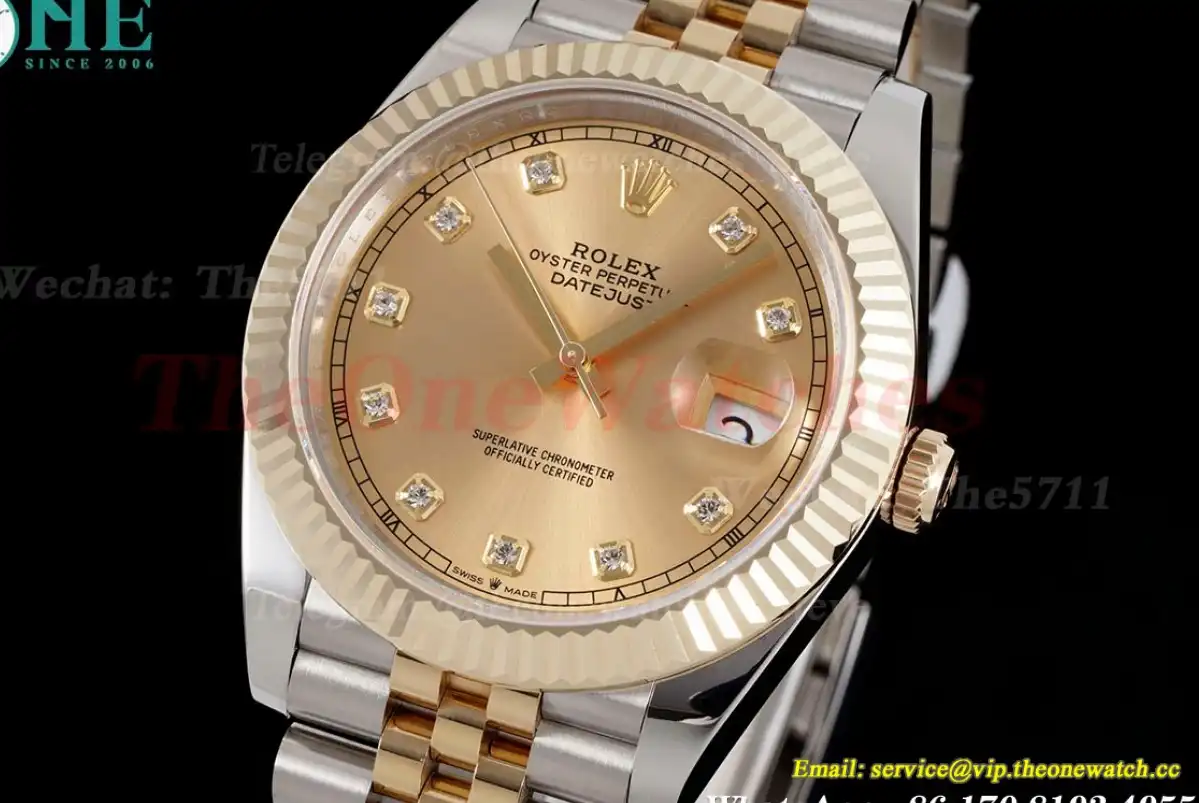 Datejust 126233 36MM Jub 904L Gold Dia SS YG Wrapped GMF A2824